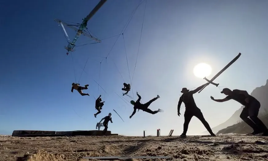The stunt team at last light