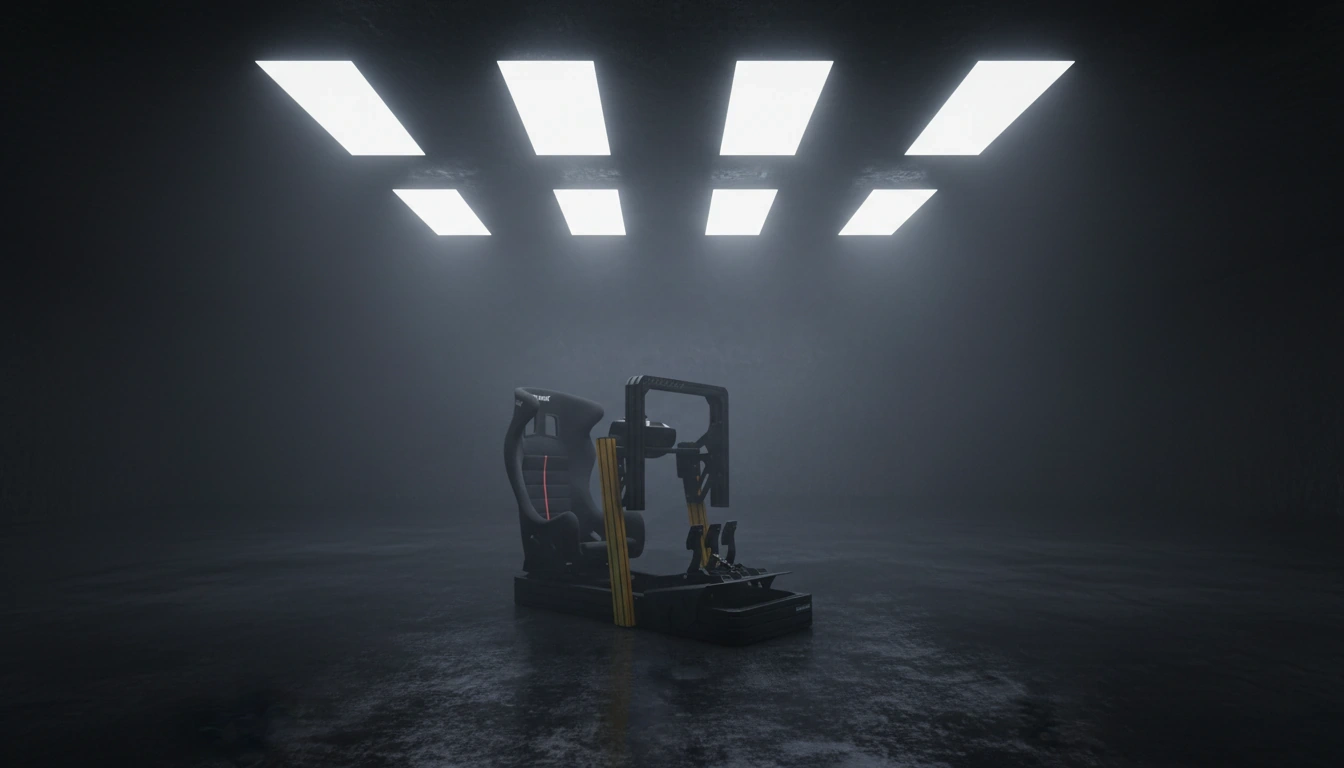 The Turbotec RaceCage driving simulation chassis